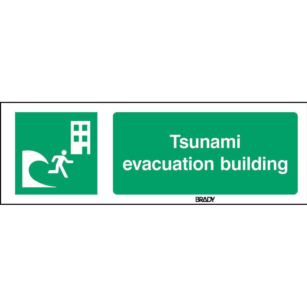 Brady, Sicherheitskennzeichnung, ISO Safety Sign - Tsunami