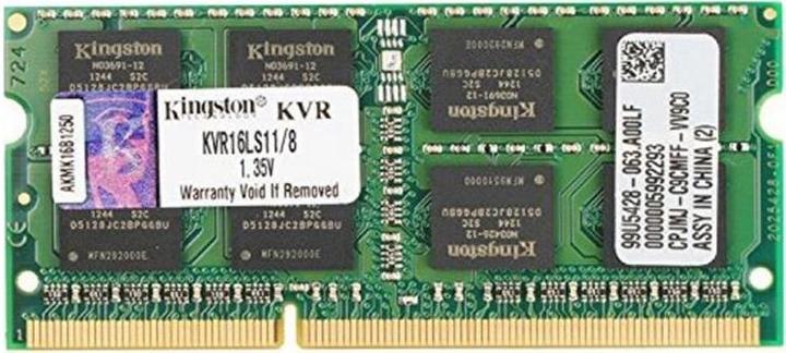 Actual product image Kingston ValueRAM (1 x 8GB, 1600 MHz, DDR3L-RAM, SO-DIMM)