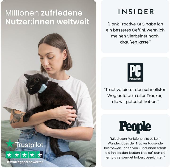 Image du produit Tractive GPS Mini (Taille unique, Chat, Général)