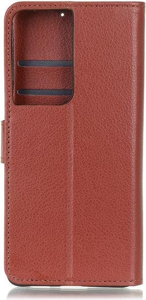 Produktbild MU Classic Litchi Leder Bookcover Series (Samsung Galaxy S21 Ultra)