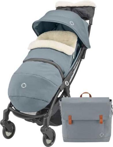 Actual product image Maxi-Cosi Jaya2 Essential Grey (Black Frame & Black Leather)