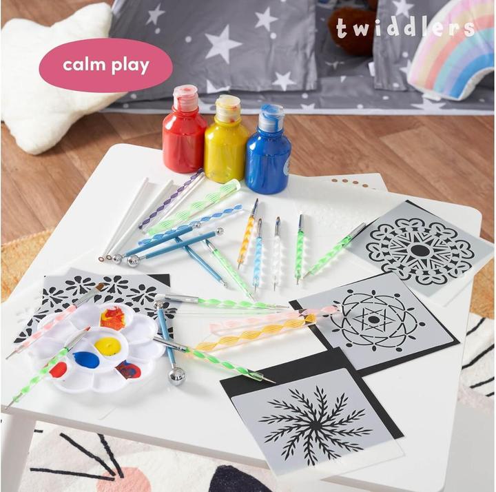 Produktbild The twiddlers Mandala Tool Kit 35-Teilig