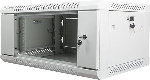Produktbild Lanberg Wand- Rack 19 " 4HE 600X450mm grau (4 HE, 19 Zoll Rack)