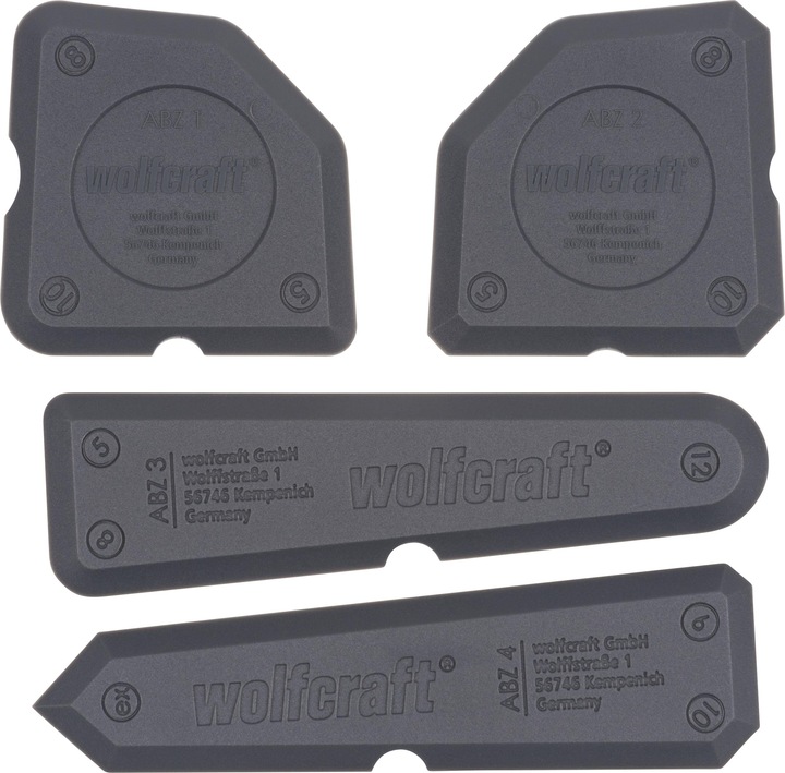 Immagine prodotto wolfcraft Set di cazzuole per giunzioni 4 pezzi. (21 cm)