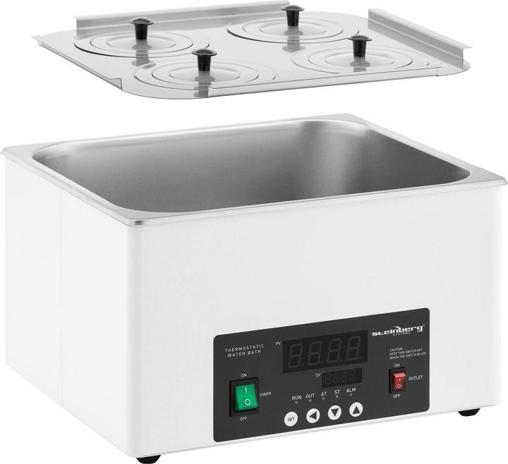 Produktbild Steinberg Thermostatisches Wasserbad Labor digital 14,6 l 5 - 100 °C 325 x 300 x 150 mm
