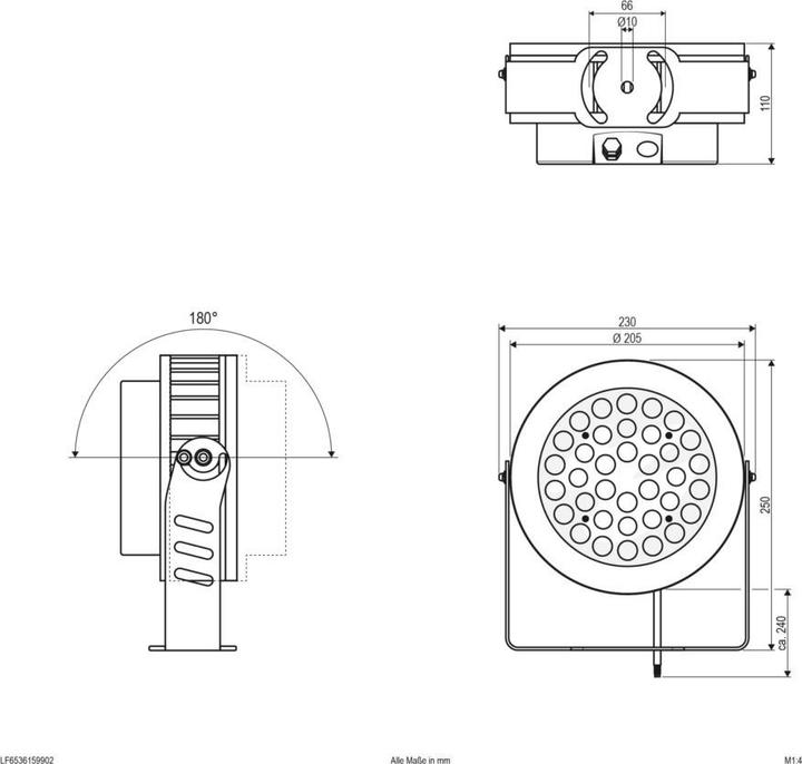 Immagine prodotto EVN Faretto LED (367 lm, IP65)