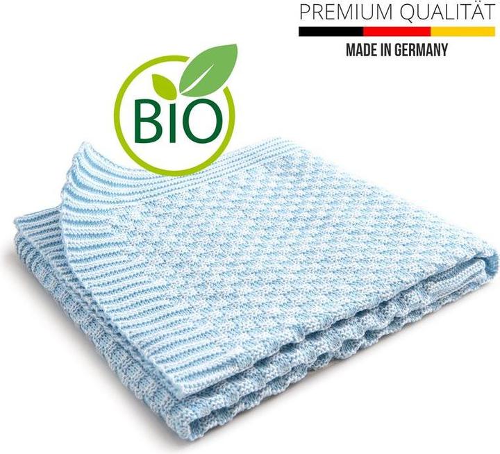 Immagine prodotto Sonnenstrick Coperta di cotone Coperta per bambini Coperta per bambini Coperta per bambini Coperta lavorata a