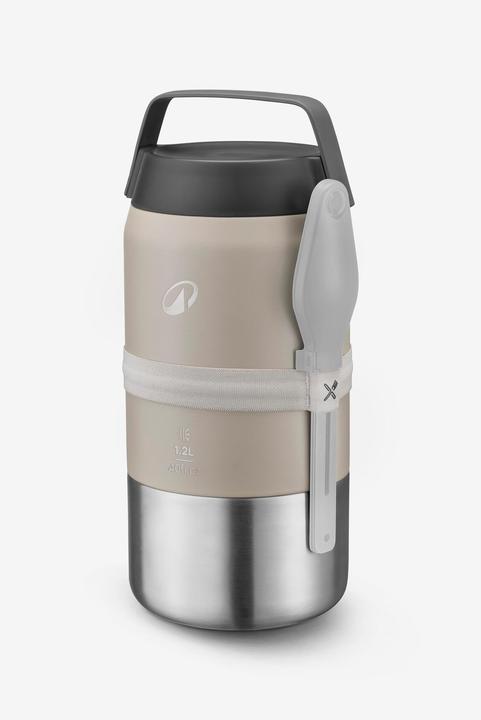 Immagine prodotto Quechua Lebensmitteldose Edelstahl Isolierend Camping Wandern Trekking - 900 1,2 L (1.20 l)