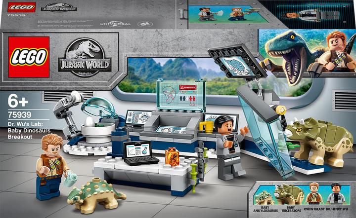 Produktbild LEGO Dr. Wus Labor: Ausbruch der Baby-Dinosaurier (75939, LEGO Jurassic World)