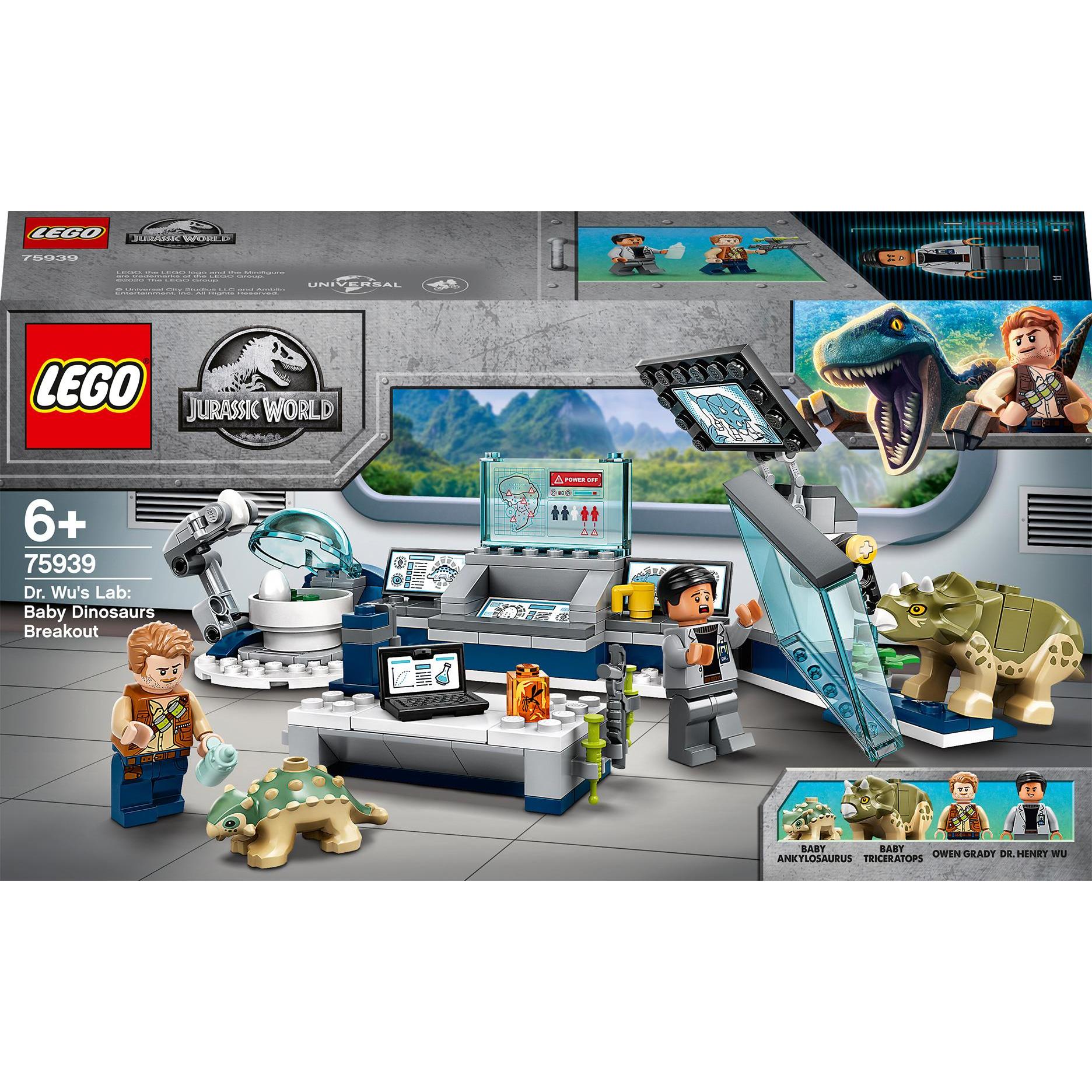 LEGO Laboratorio del dottor Wu: Scoppio di dinosauri neonati (75939, LEGO Jurassic World)