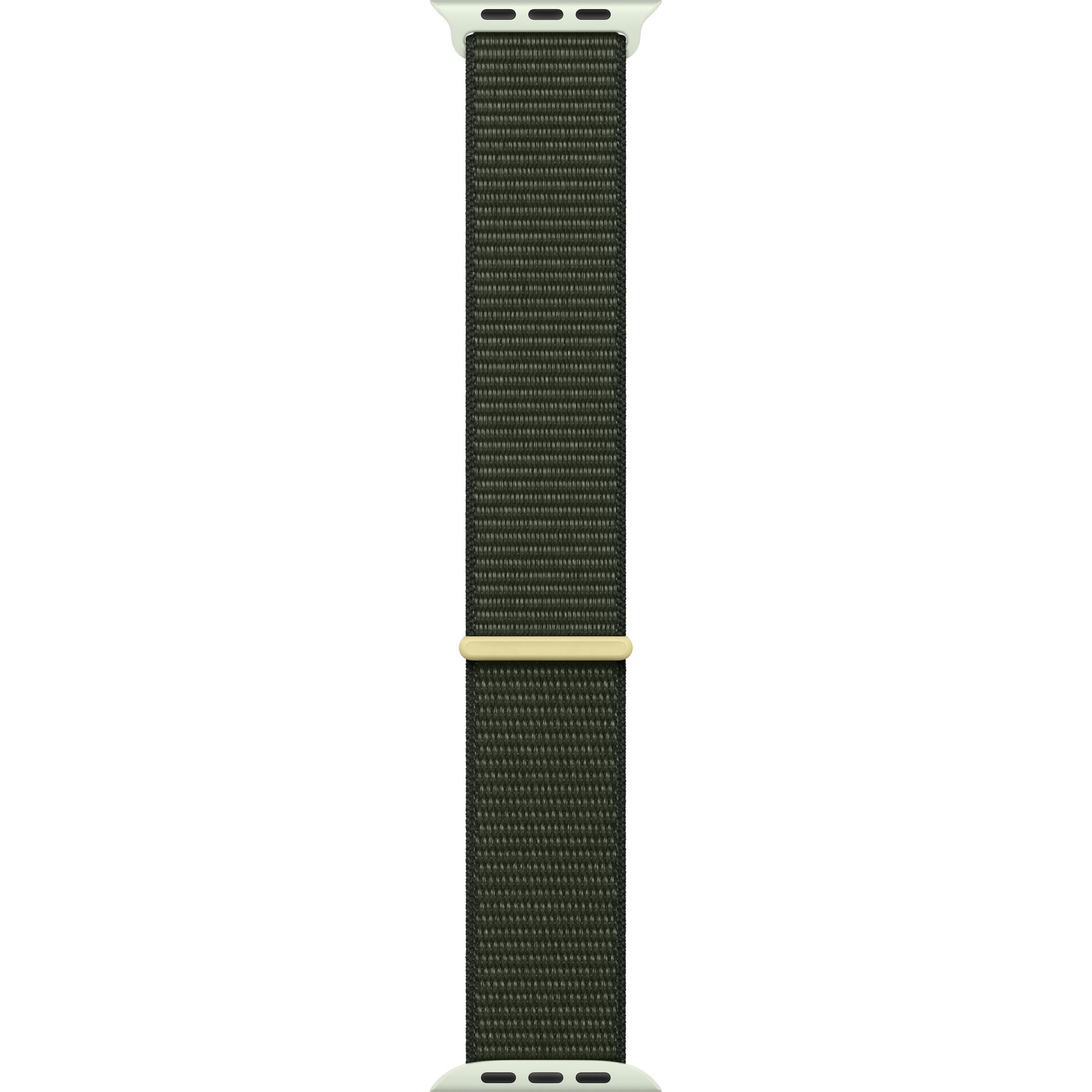 Apple Sport Loop (45 mm, Nylon), Uhrenarmband, Grün