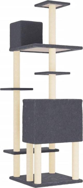 Produktbild vidaXL Kratzbaum (154 cm, Dunkelgrau)