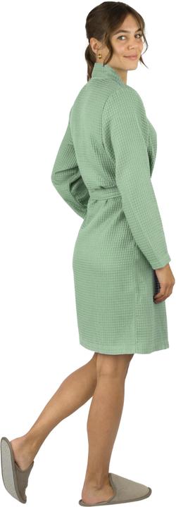Image du produit Normani Peignoir femme en piqué de bambou gaufré Manisa - 9629 (XS)