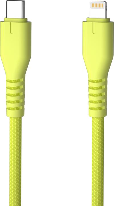 Immagine prodotto Qualo nylon cable USB-C - Lightning 1.5m 2,4A yellow QKN-CL-05 (1.50 m, 12 W)