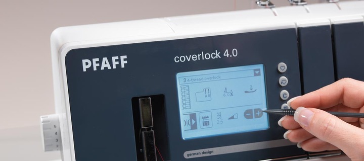 Actual product image Pfaff coverlock 4.0