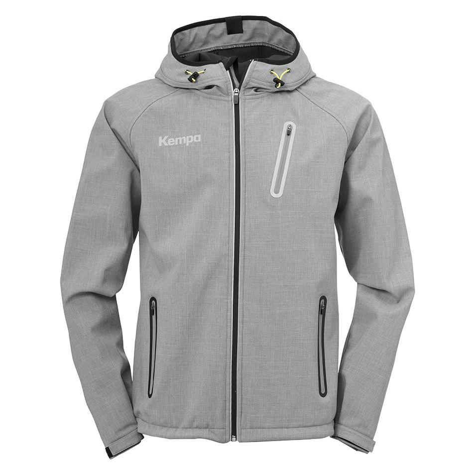 Kempa, Damen, Outdoorjacken, Core 2.0 Softshell Jacke (152), Schwarz, 152