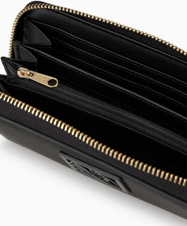 Actual product image Armani Exchange Damestas Logo Plated Around Bi-Fold Wallet