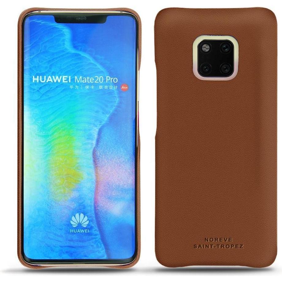 Noreve Lederschutzhülle (Huawei Mate 20 Pro), Smartphone Hülle, Braun