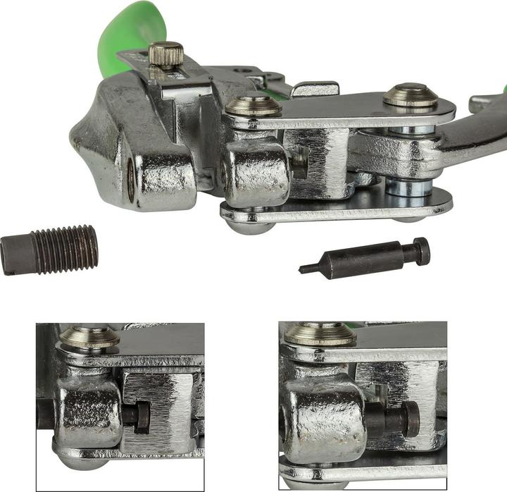 Produktbild Dema Blech Lochzangen Set im Koffer (41 mm)