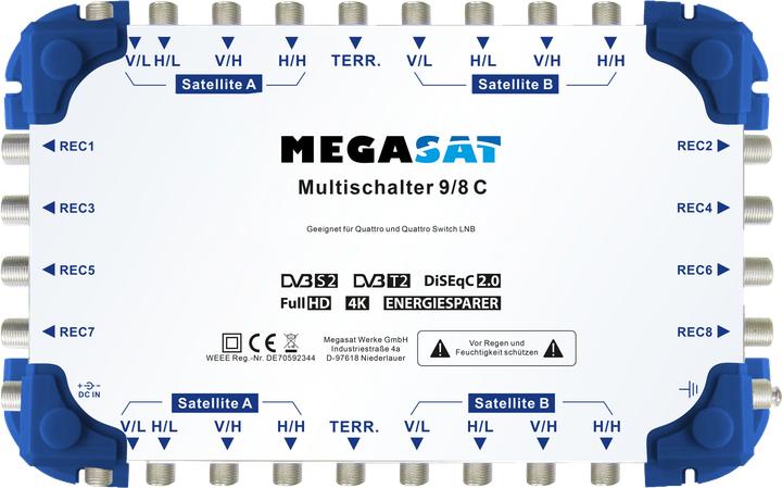Megasat 600190 Multischakelaar 9/8 C (Multischakelaar)