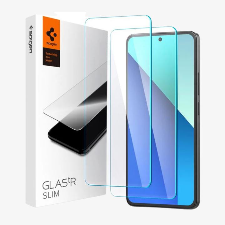 Immagine prodotto Spigen Glas.TR Slim Xiaomi Redmi Note 13 4G/LTE 2szt./2pcs AGL08295 szkło hartowane (2 pz., Xiaomi Redmi Note 13)
