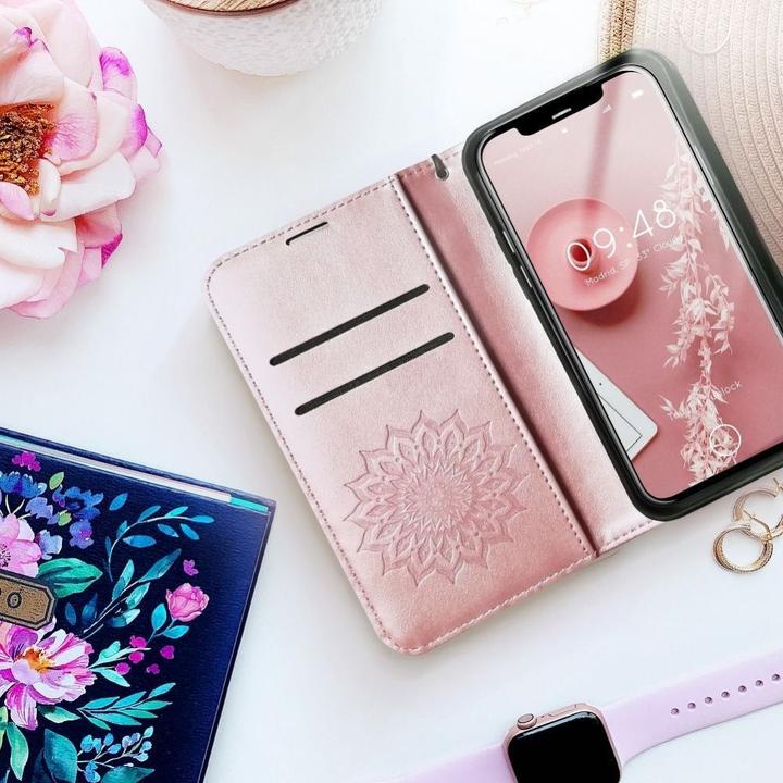 Produktbild Forcell Back panel cover OEM MEZZO Book case for SAMSUNG A32 5G mandala rose gold (Samsung Galaxy A32 5G)