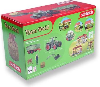 Actual product image Schleich Tractor with trailer