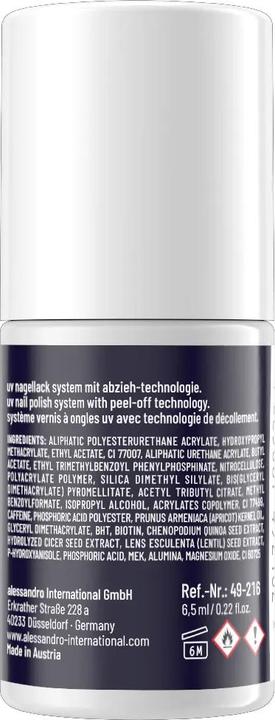 Produktbild Alessandro International Striplac UV Colour Gloomy Night 6.5 ml (Gloomy Night, UV-Gel Lack)