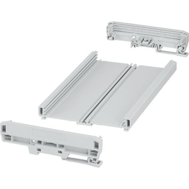 Phoenix Contact DIN-Schienen-Gehäuse-Set UM-BASIC, 204x40x143mm, PVC (Gehäuse), Elektronikzubehör + Gehäuse, Grau