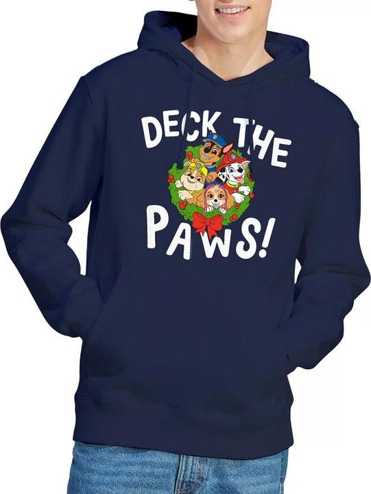 Produktbild Paw Patrol Deck The Paws Kapuzenpullover weihnachtliches Design (M)