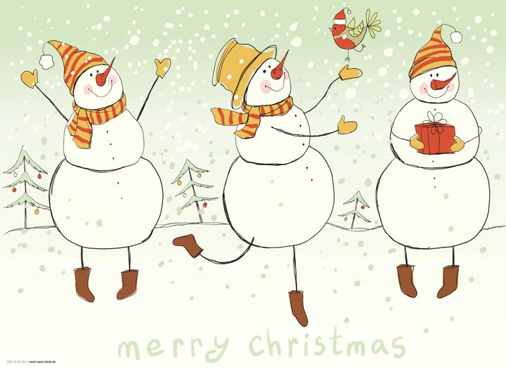 Actual product image CoverYourDesk Dancing snowmen