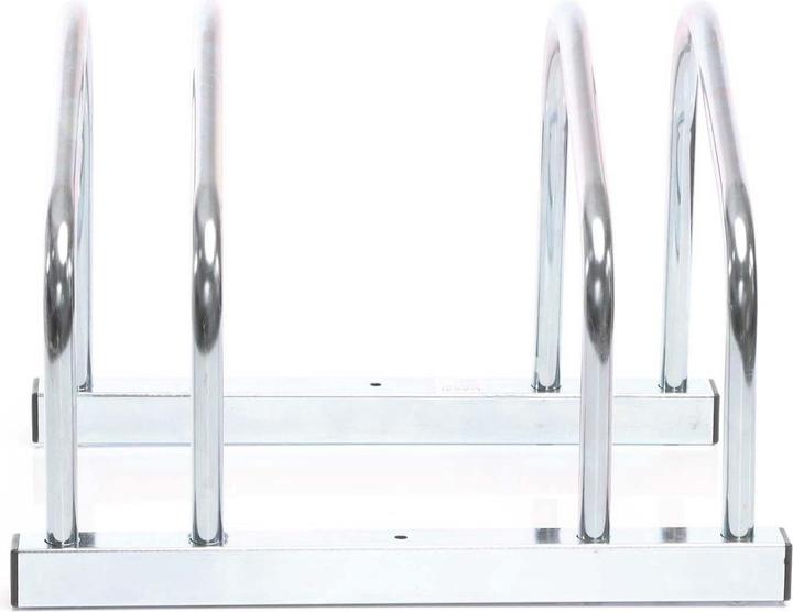 Actual product image Toboli Bicycle Stand for 2 Bikes Multiple Rack Made of Galvanised Steel for Indoor and Outdoor