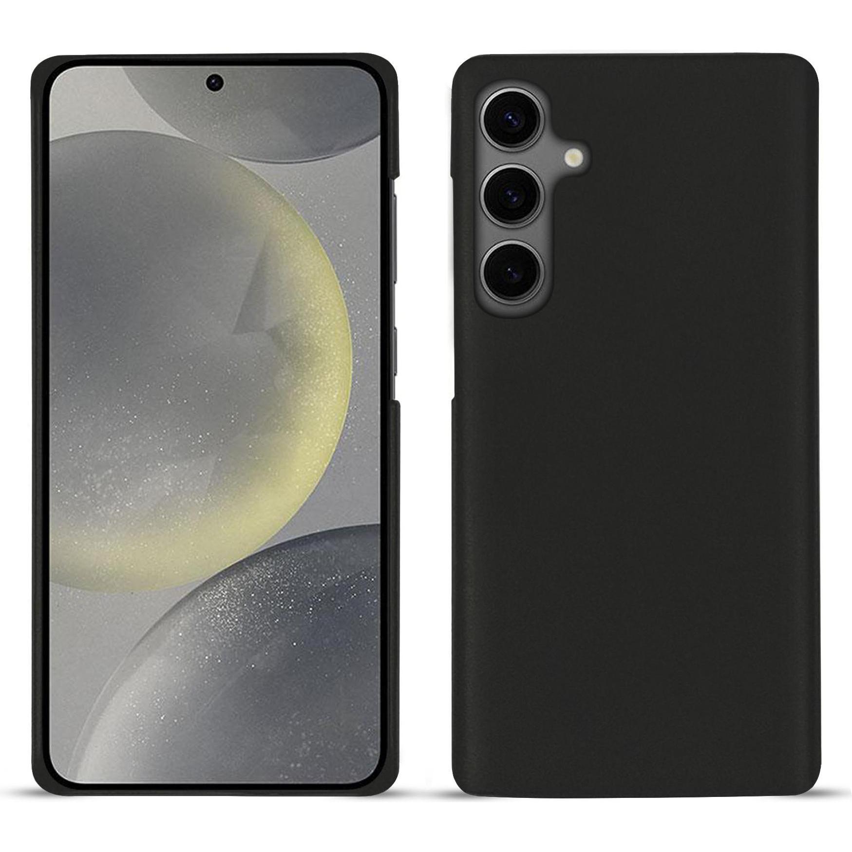 Noreve Lederschutzhülle (Samsung Galaxy S24+), Smartphone Hülle, Schwarz