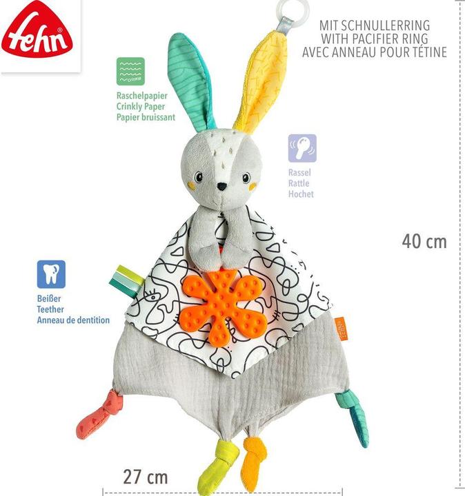 Image du produit Fehn Doudou d'activités lapin