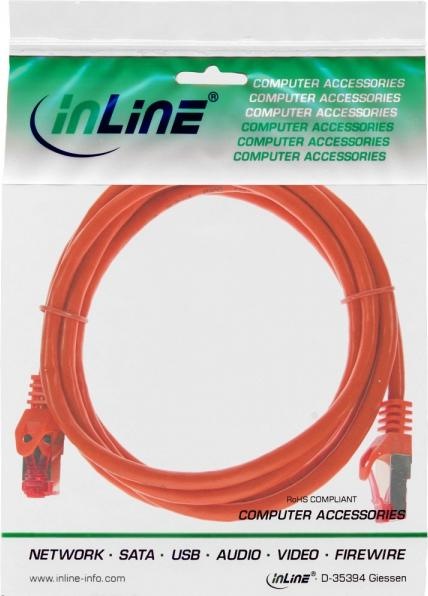 Produktbild InLine Netzwerkkabel (S/FTP, CAT6, 0.50 m)