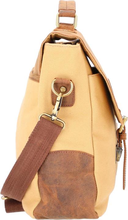 Actual product image Dermata Canvas/leather briefcase