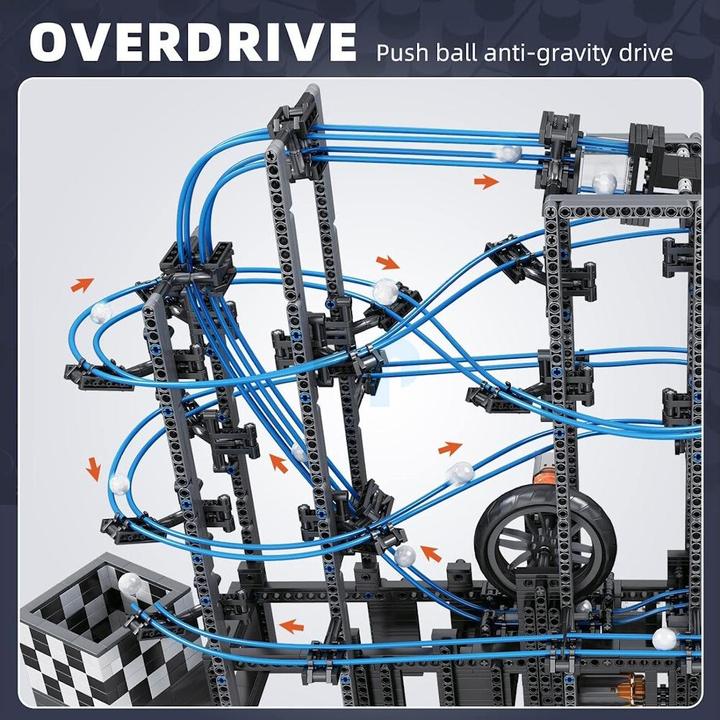 Actual product image Mould King Roller coaster (marble run)
