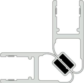 Actual product image Pauli+Sohn Magnetic shower door seals