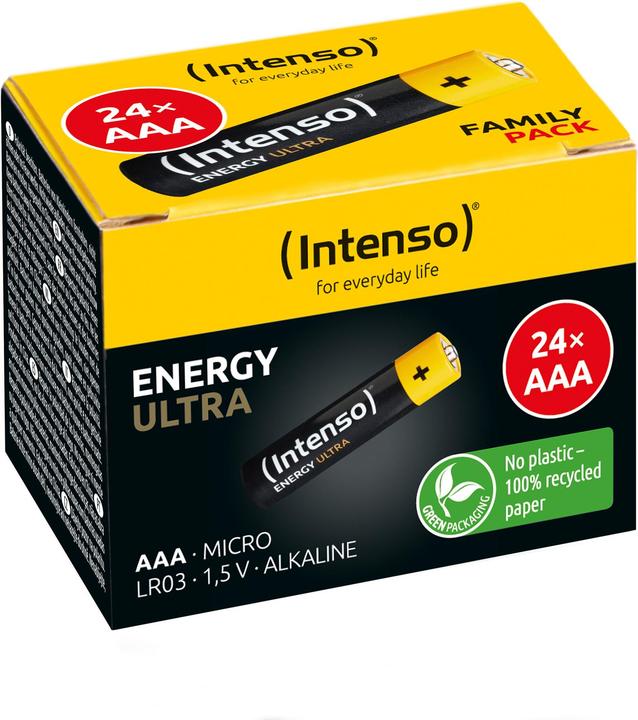 Actual product image Intenso Energy Ultra AAA LR03 (24 pcs., AAA / LR03 / Micro / R03 / AM4 / MN2400 / KR03, 1250 mAh)