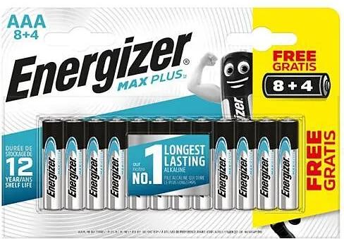 Energizer Max Plus (12 pcs, AAA, 1200 mAh)