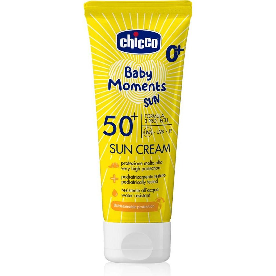 Chicco Mädchen Sonnencreme, Sonnencreme Lsf50+ 0M+ Italienisch 75 Ml (Spf 50, 75 Ml)