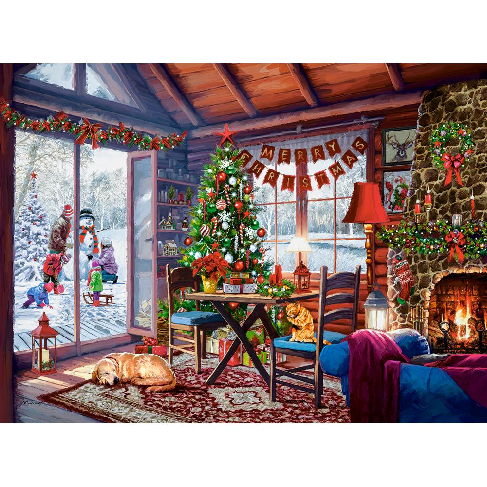 Thumbnail - Castorland Puzzle 2000 pieces Christmas Cottage (2000 Teile)