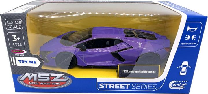 Produktbild Jamara Kids Lamborghini Revuelto Diecast 1:32 lila inkl. Knopfzellen