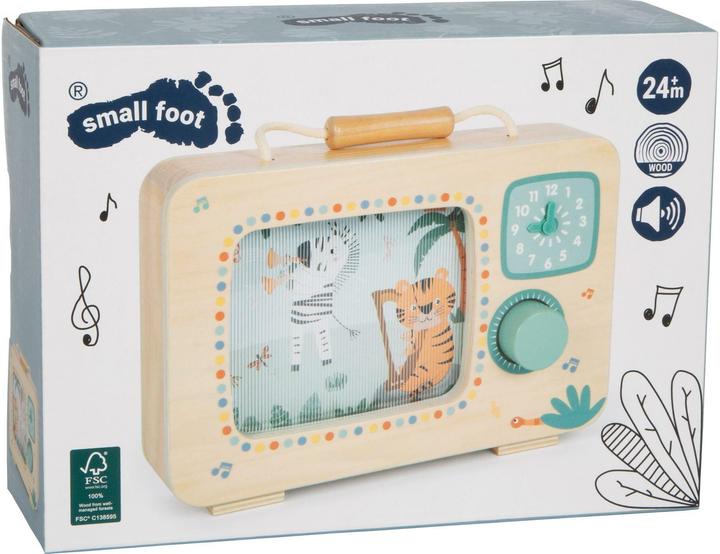 Produktbild small foot Spieluhr Fernseher „Safari“