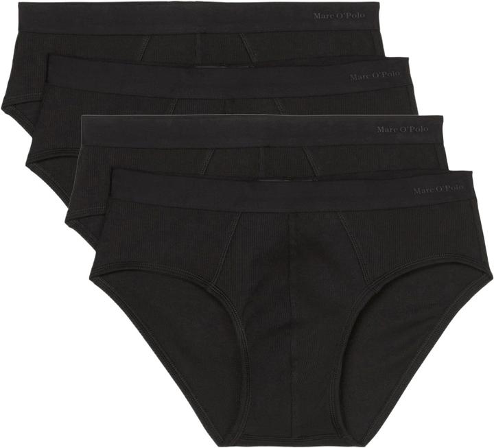 Immagine prodotto Marc O'Polo Confezione da 4 slip / mutande in cotone biologico a coste Iconic (M, confezione da 4)