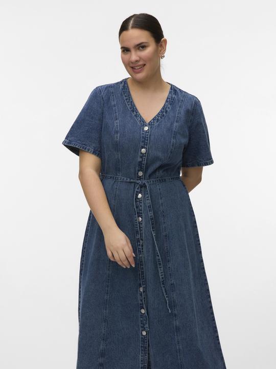 Image du produit Vero Moda VMCJANINA Langes Kleid Jeanskleid (48)