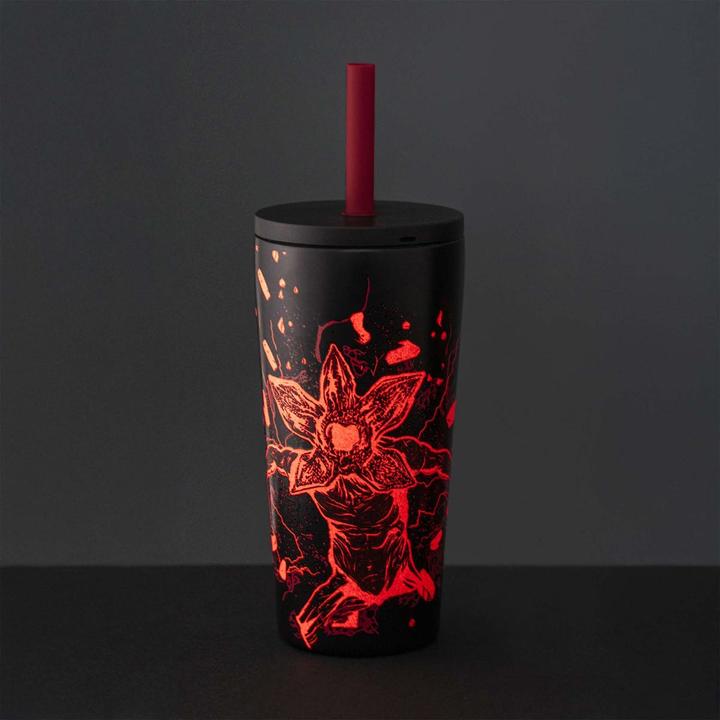 Immagine prodotto Bialetti Trinkbecher Stranger Things, 600 ml, Schwarz / Rot (0.60 l)