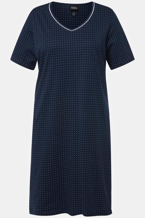 Produktbild Ulla Popken Bigshirts, 2er-Pack, Rundhals/V-Ausschnitt, Halbarm (62)