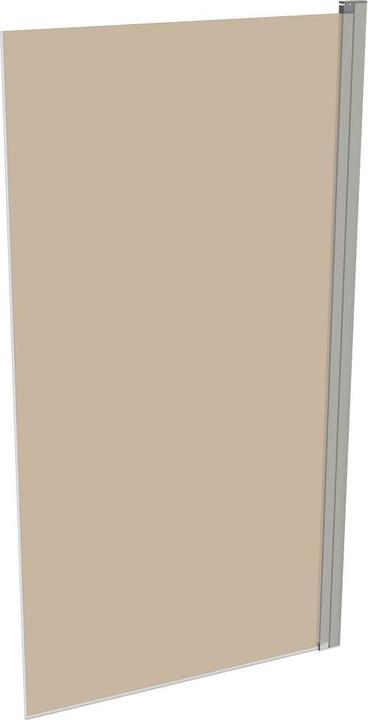 Actual product image Hüppe Design pure 4-corner movable side panel for swing door, width:100cm height:190cm, mounting left &amp (200 cm, 100 cm, 190 cm)