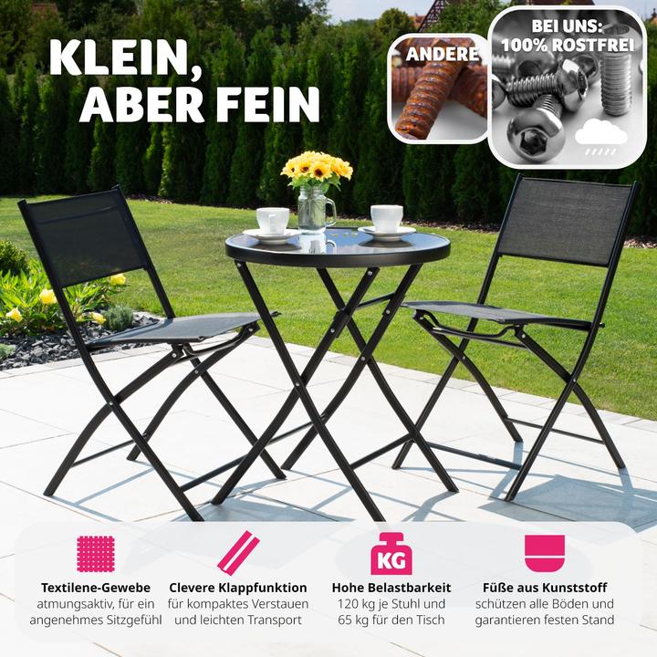Image du produit tectake Ensemble de jardin Düsseldorf (60 cm)